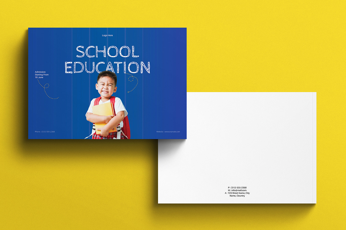 School Education Brochure Landscape, a Brochure Template by E-Type (Photo 7 of 7)