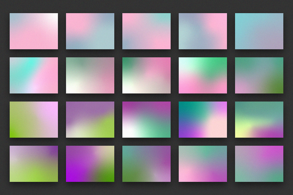 20 Orchids Gradients Set, a Texture Graphic by le-genda (Photo 3 of 11)