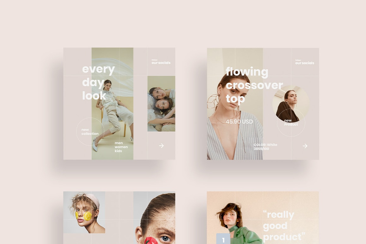 Vana Fashion Instagram Posts, a Social Media Template by CaDesign (Photo 5 of 5)