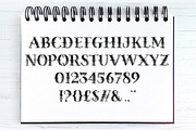 Sailor Bob Watercolour Display Font, a Font by Alexandra Snowdon (Thumbnail 5 of 5)