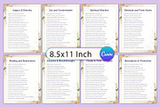 500 Prayer Journal Prompts, a Stationery Template by Designmela01 (Thumbnail 4 of 4)