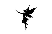Magical Fairy Silhouette Bundle, an Illustration by jahid234 (Thumbnail 45 of 51)