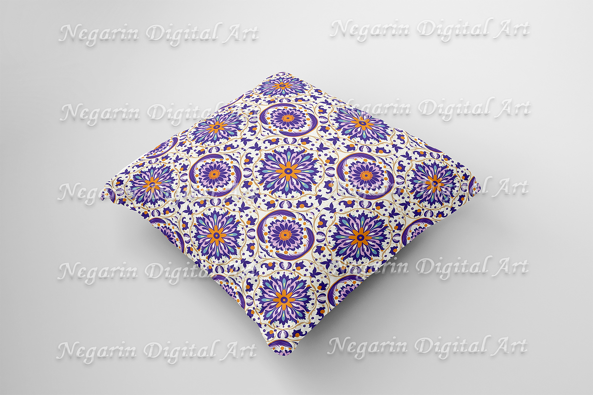 Turkish Pattern Tile, a Pattern Graphic by Negarin Digital Art (Photo 6 of 8)
