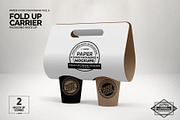 Fold Up Drink Carrier Mockup, a Cups & Container Mockup by INCDesign (Thumbnail 7 of 9)