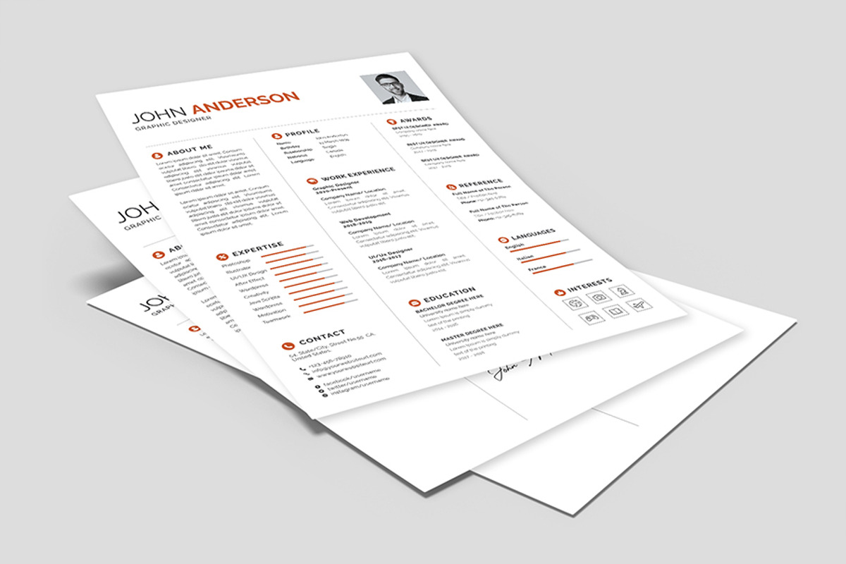 Resume, a Resume Template by Abdul Studio (Photo 4 of 5)