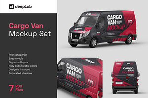 Cargo Van Mockup Set