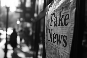 Business newspaper with fake news, a Business Photo by MistyDay