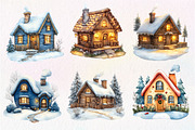 Christmas Winter Residence Clipart, an Illustration by Dream Creation (Thumbnail 5 of 6)