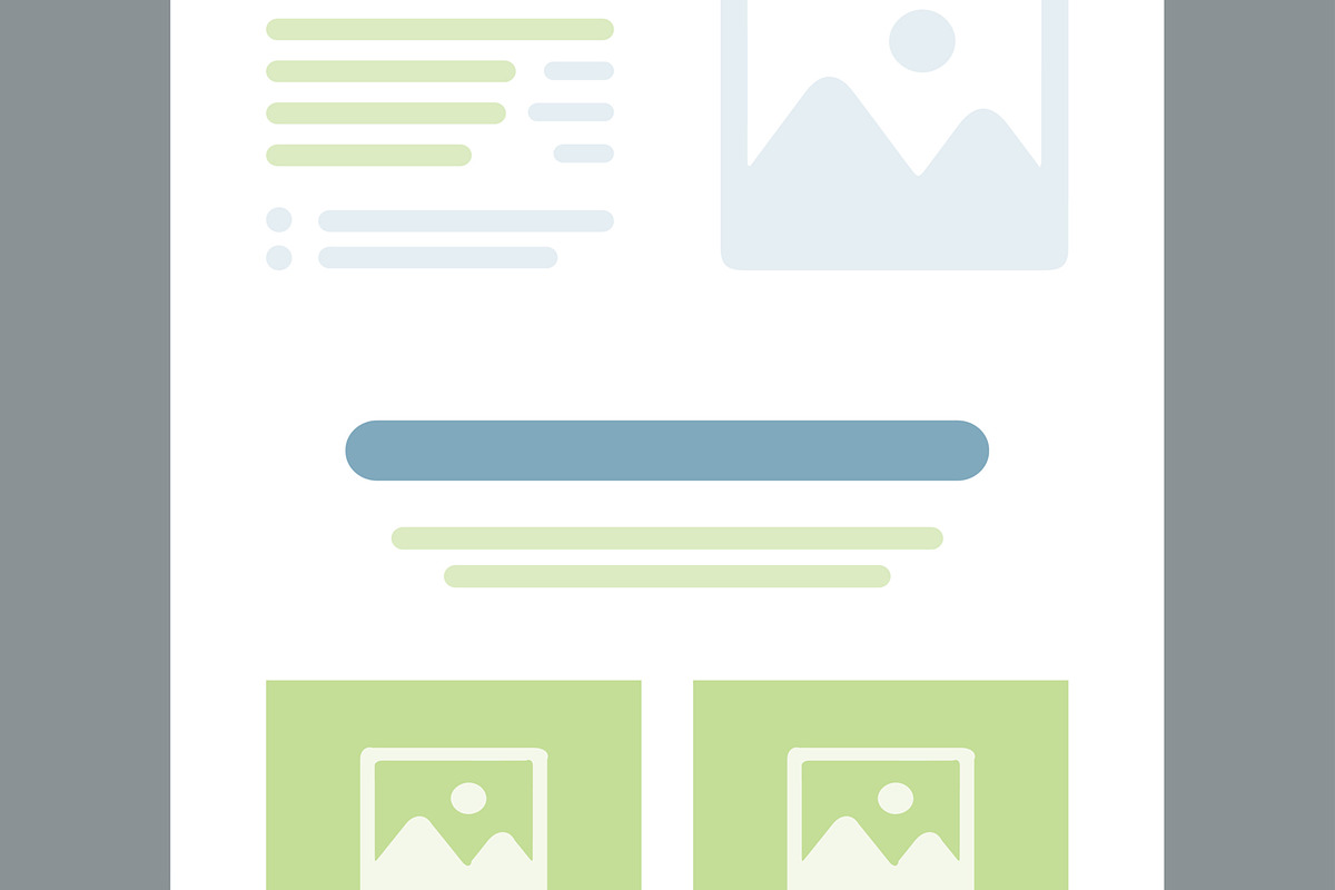 Website Wireframe Design Layout, an UI Kit Template by CreativeShaper (Photo 4 of 6)