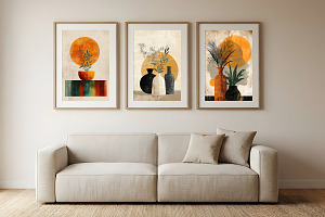 Modern Abstract Still Life Wall Art, a Poster Template by Pixeness Studio