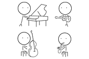 Guitarist icons, Rock band icons,, an Icon by JK comics (Thumbnail 1 of 5)