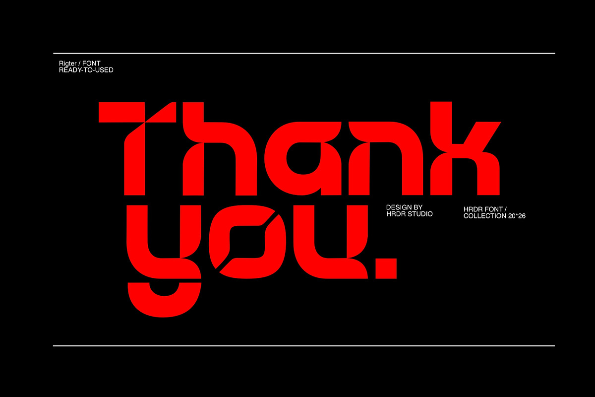 Rigter, a Sans Serif Font by HRDR (Photo 14 of 16)