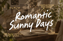 Romantic Sunny Days // Font Duo
