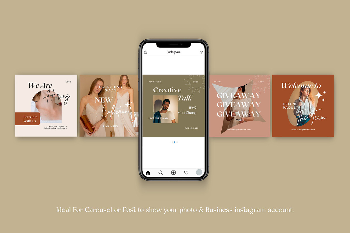 Laxury -  Canva Instagram Brand Pack, a Social Media Template by Dirtytemp Studio (Photo 7 of 14)