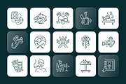 Tattoo Art Icons, an Outline Icon by Prosymbols (Thumbnail 6 of 8)