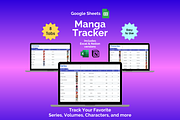 Manga Tracker - Google Sheets, an App Template by Ardent Workshop (Thumbnail 1 of 8)