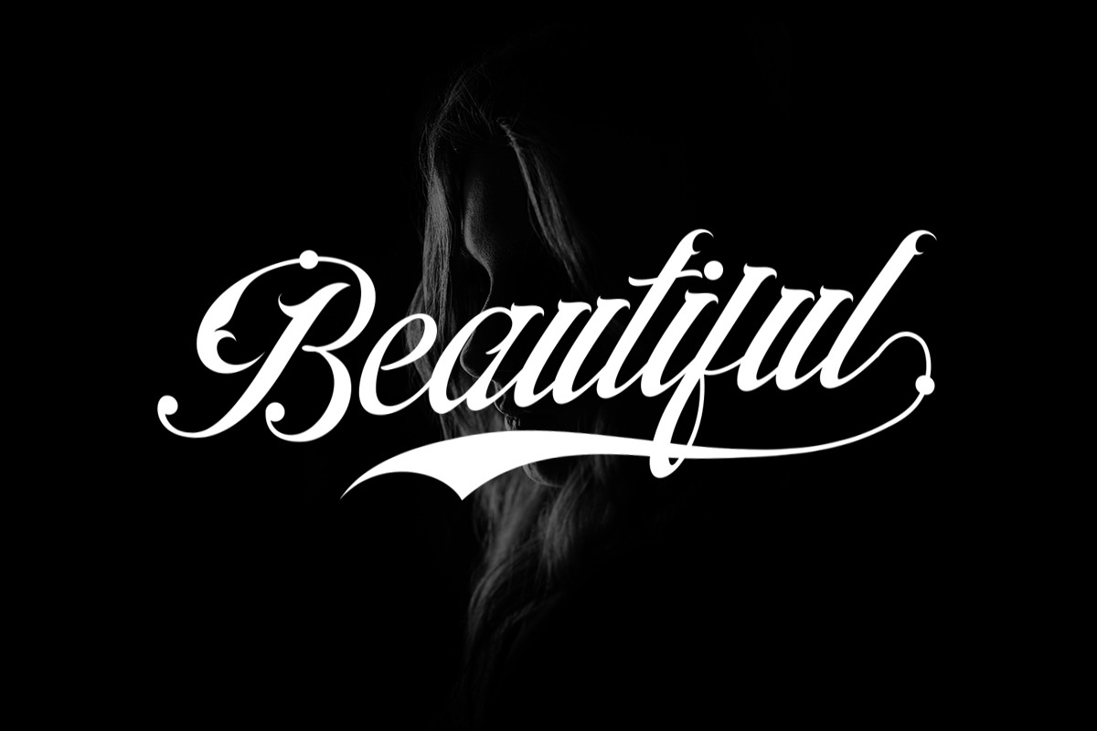 Maldito Font | Tattoo Style preview 5