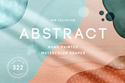 Abstract Shapes - Watercolor, an Object Graphic by Paulina Sara Design (Thumbnail 1 of 18)