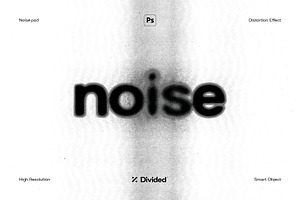 Noise Distortion Text Effect