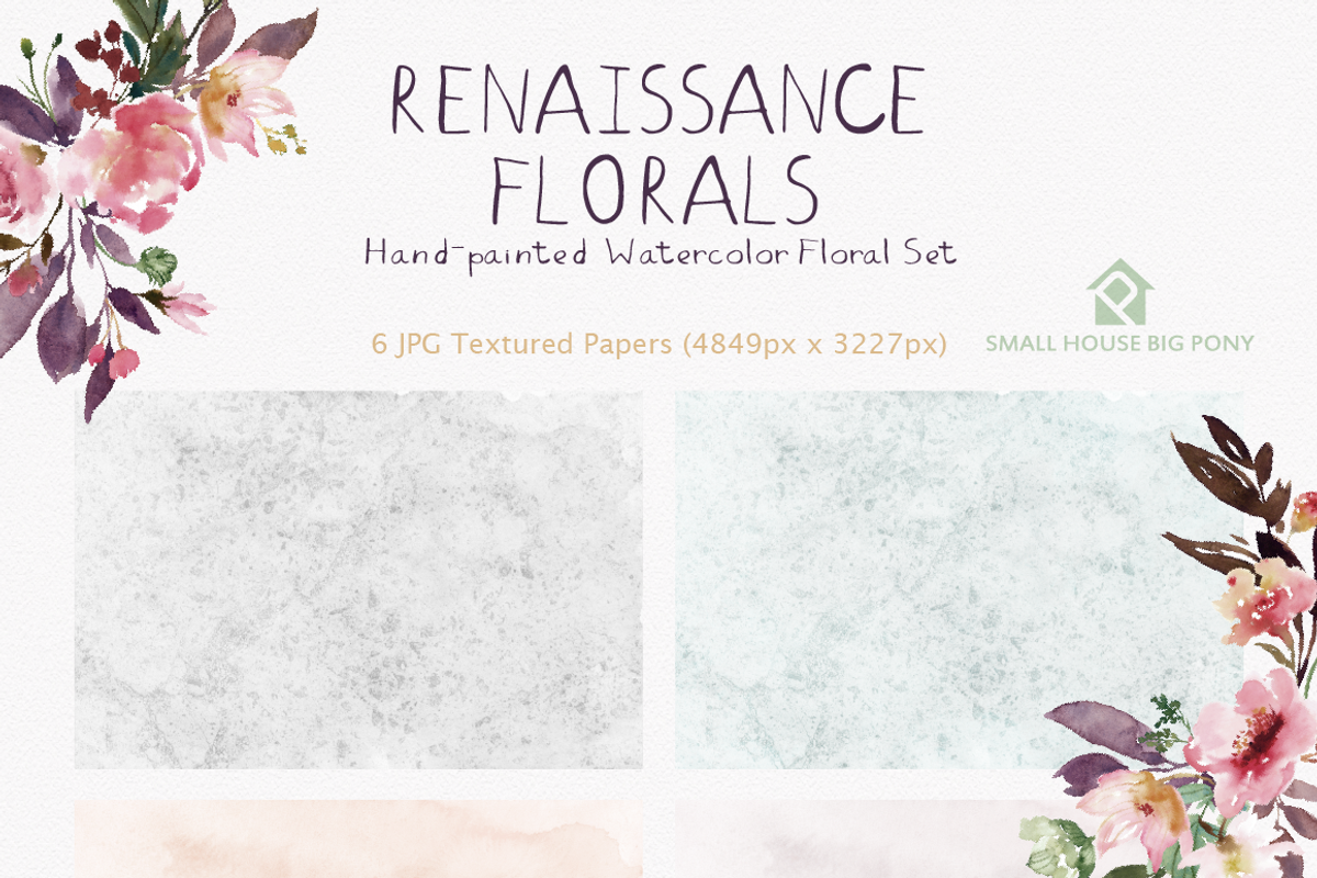 25% off Renaissance Florals, an Illustration by SmallHouseBigPony (Photo 9 of 11)