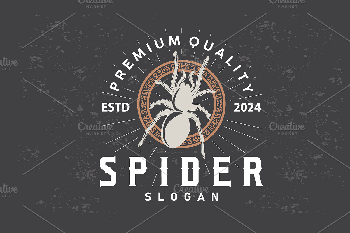 Animal insect spider logo design, a Branding & Logo Template by Maylianaw28