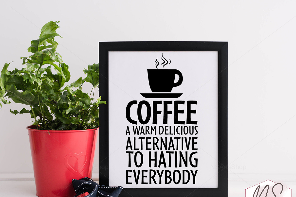 Coffee SVG Bundle, Coffee Quotes SVG, an Illustration by NS Arts Shop (Photo 5 of 6)