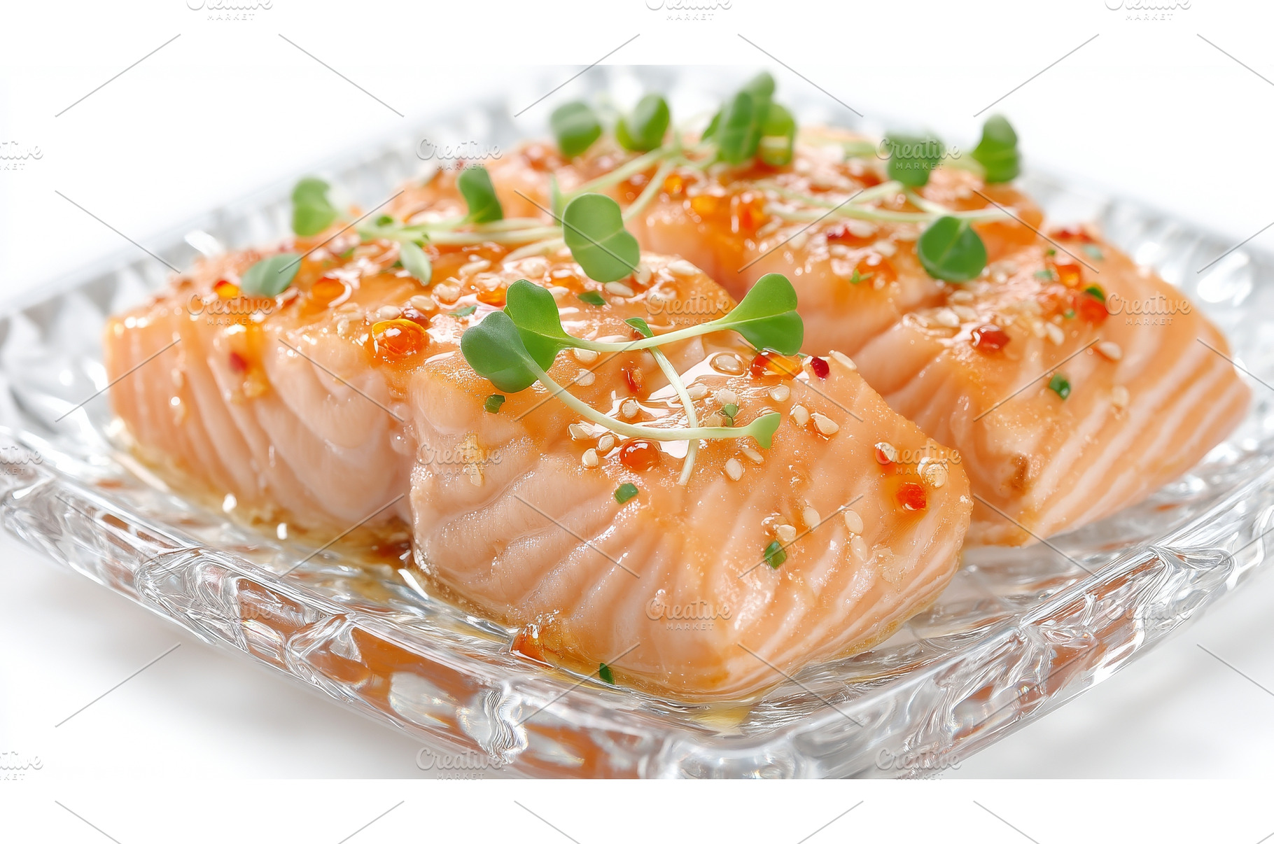 Fresh salmon, avocado, and, a Food & Drink Photo by ZinetroN