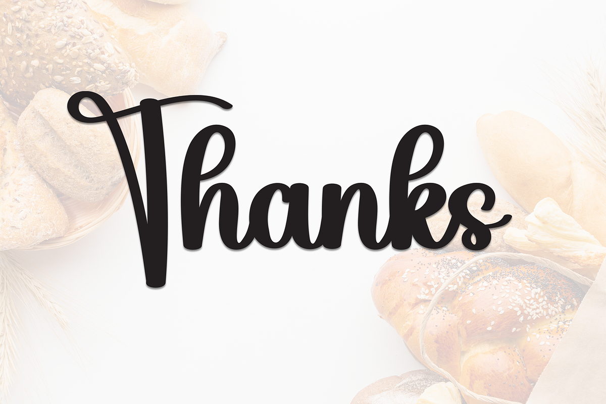 Bread | Script Font, a Handwritten Font by Scratchones (Photo 9 of 9)
