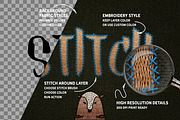 Ps STITCH: Brushes, Actions, Styles, a Brush Add-On by Graphic Spirit (Thumbnail 3 of 11)