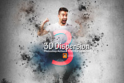 3D Dispersion Photoshop Action