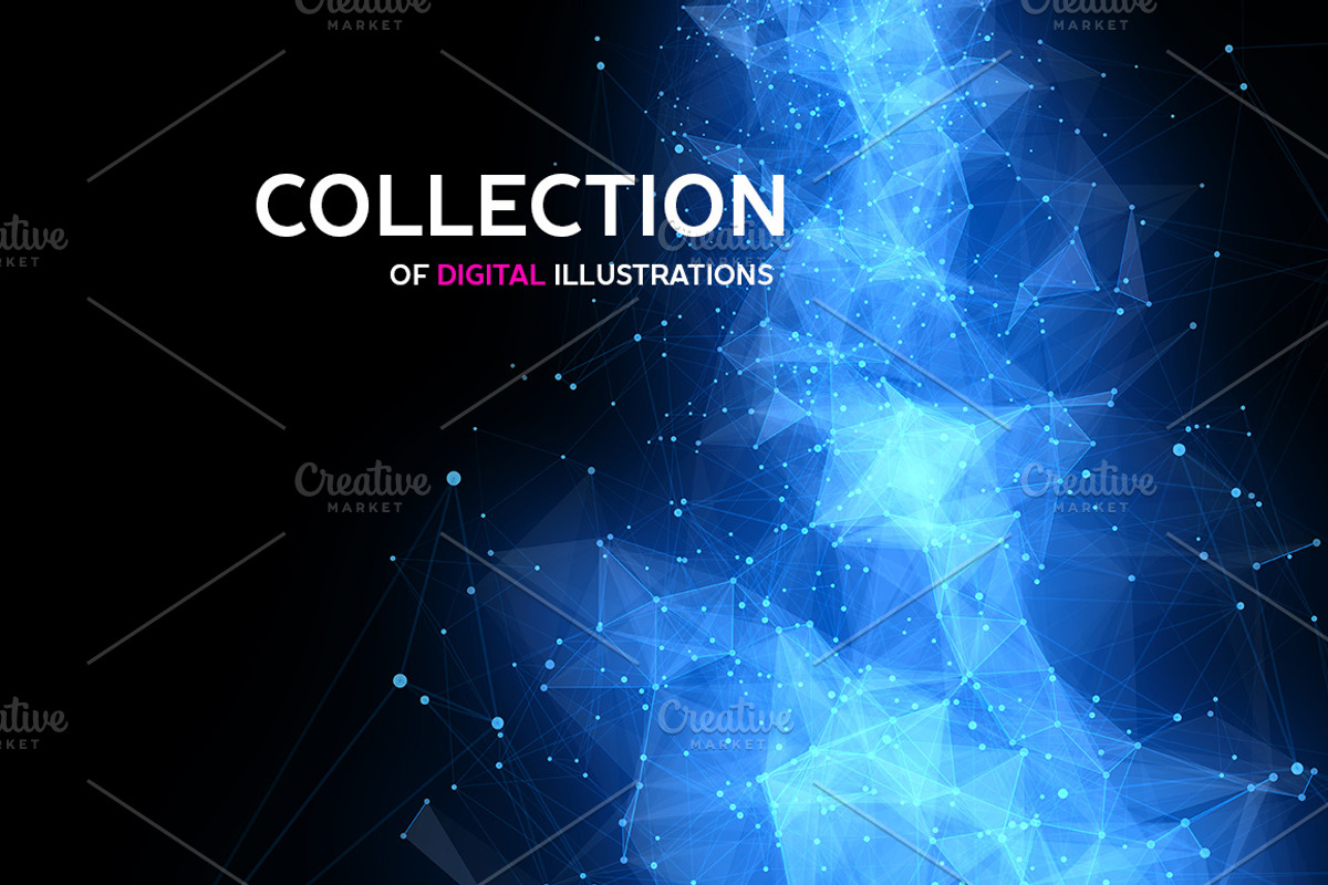 Abstract space backgrounds, an Illustration by Julvil (Photo 3 of 5)