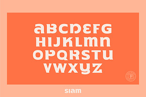 Siam - An All Caps Display Font