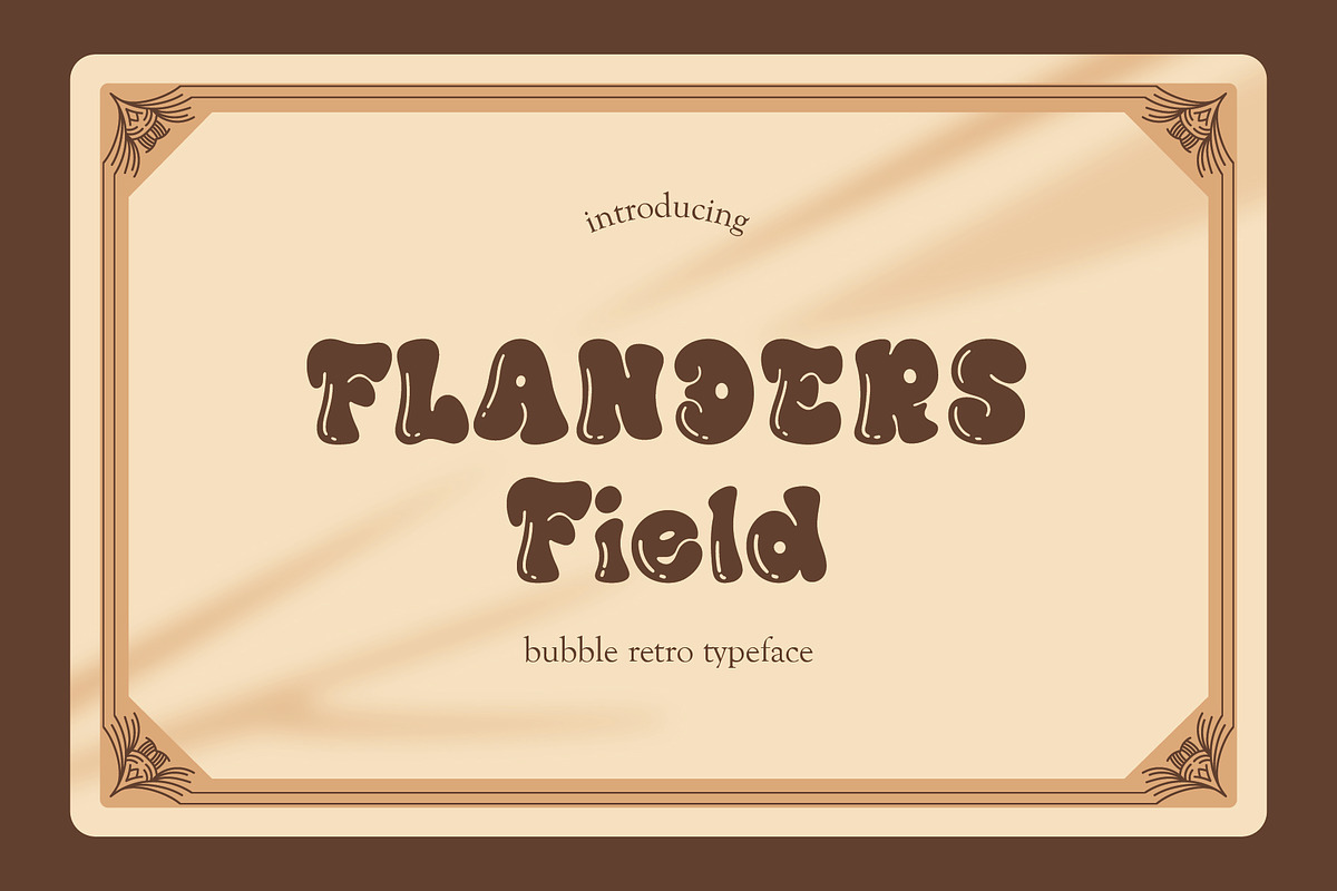 PGR Flanders - Bubble Font, a Handwritten Font by Pikgura (Photo 1 of 5)