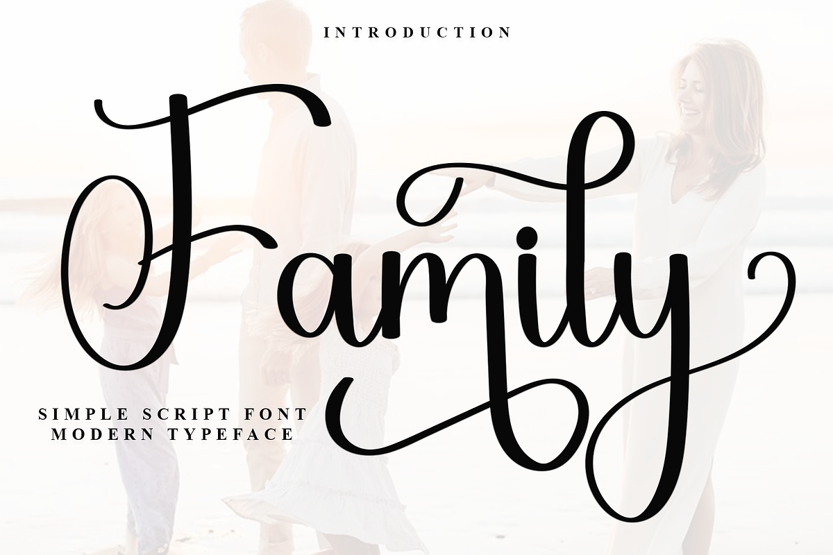 Family, a Handwritten Font by FreshTypeINK (Photo 1 of 8)