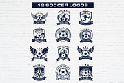 Soccer Team Logo Bundle Emblem, a Branding & Logo Template by Guavanaboy (Thumbnail 1 of 3)