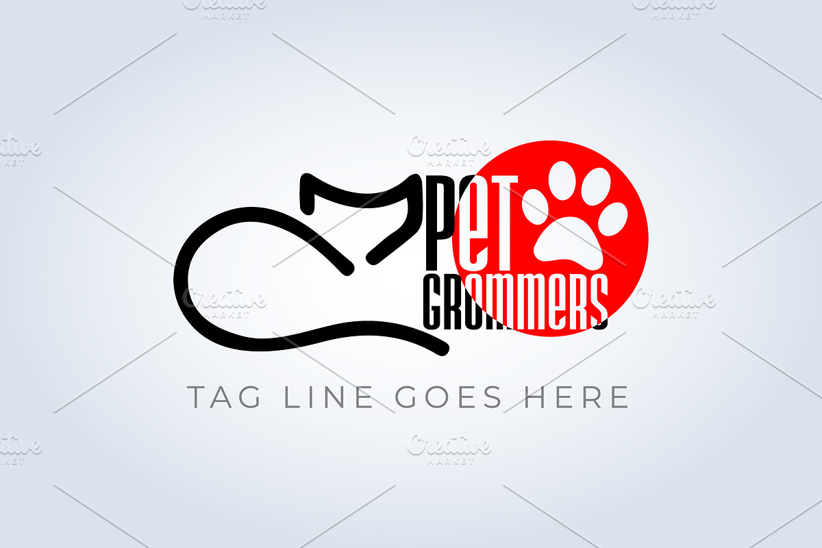 Pet Groomers Company Logo Template, a Branding & Logo Template by arslantanoli (Photo 1 of 3)