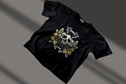 Skull with Pistons and Flowers, an Object Illustration by nomlimo.com (Thumbnail 3 of 3)