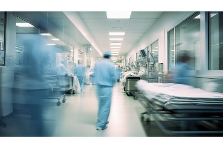 medical hospital blurred room ai, a Background Photo by pikepicture