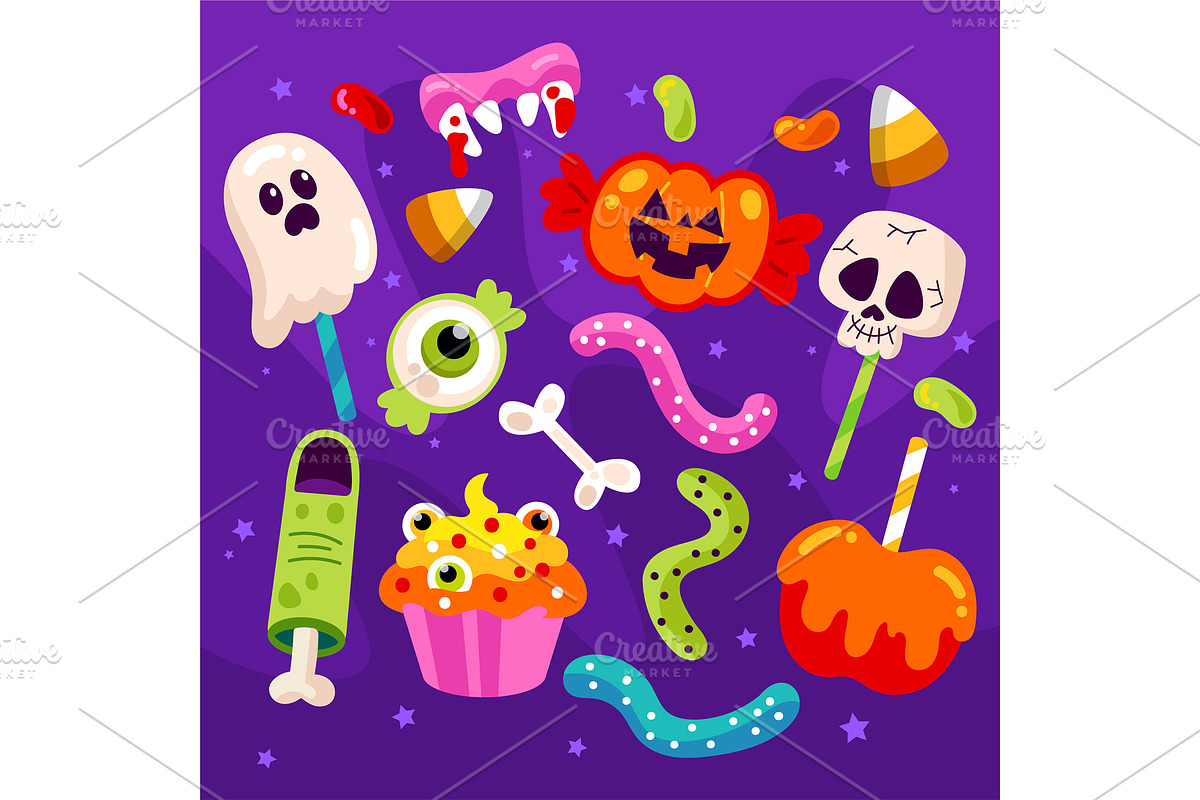 Halloween Candy Collection #3, an Object Graphic by MISS CHATZ