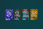 Business Marketing | 16 Icons Set, an Outline Icon by Alex Blogoodf (Thumbnail 12 of 15)