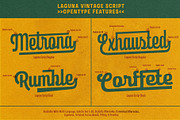 Laguna Vintage Collection, a Sans Serif Font by Aiyari (Thumbnail 3 of 19)