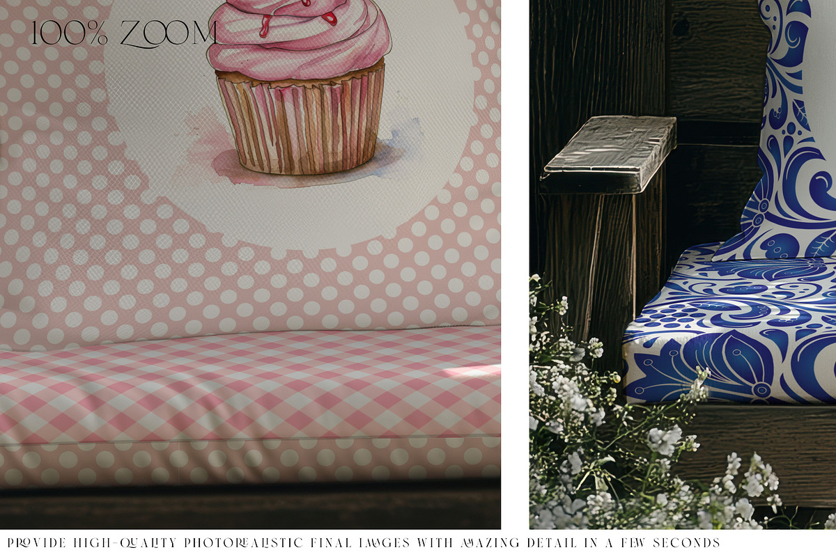 Outdoor Pillows & Bench Cushions, a Mockup by mock-ups (Photo 5 of 14)