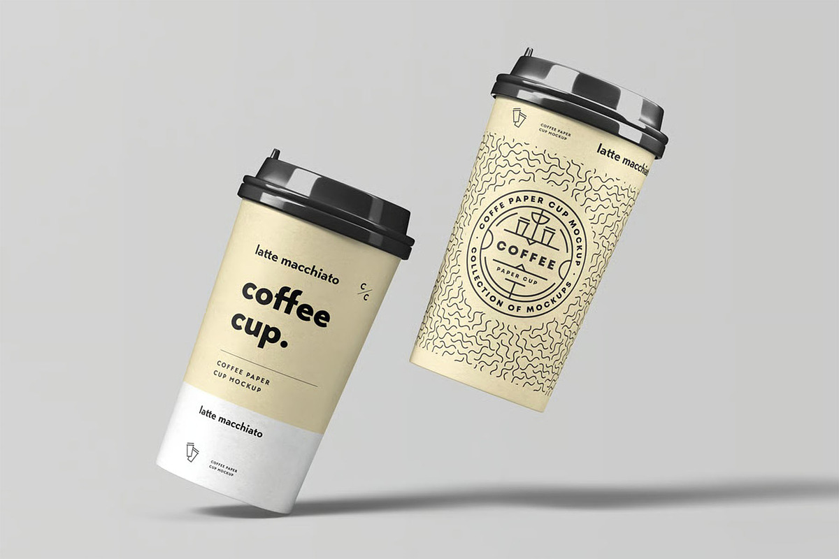 Paper Cup Mock-up, a Cups & Container Mockup by zippypixelstudio (Photo 13 of 13)
