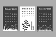 Black & White 2026 Wall Calendar, a Stationery Template by ContestDesign (Thumbnail 5 of 5)