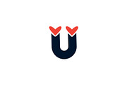 Letter U Love Logo, a Branding & Logo Template by Abir Hossain Waffi (Thumbnail 1 of 4)