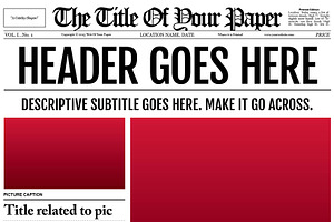 Old Style Newspaper Template