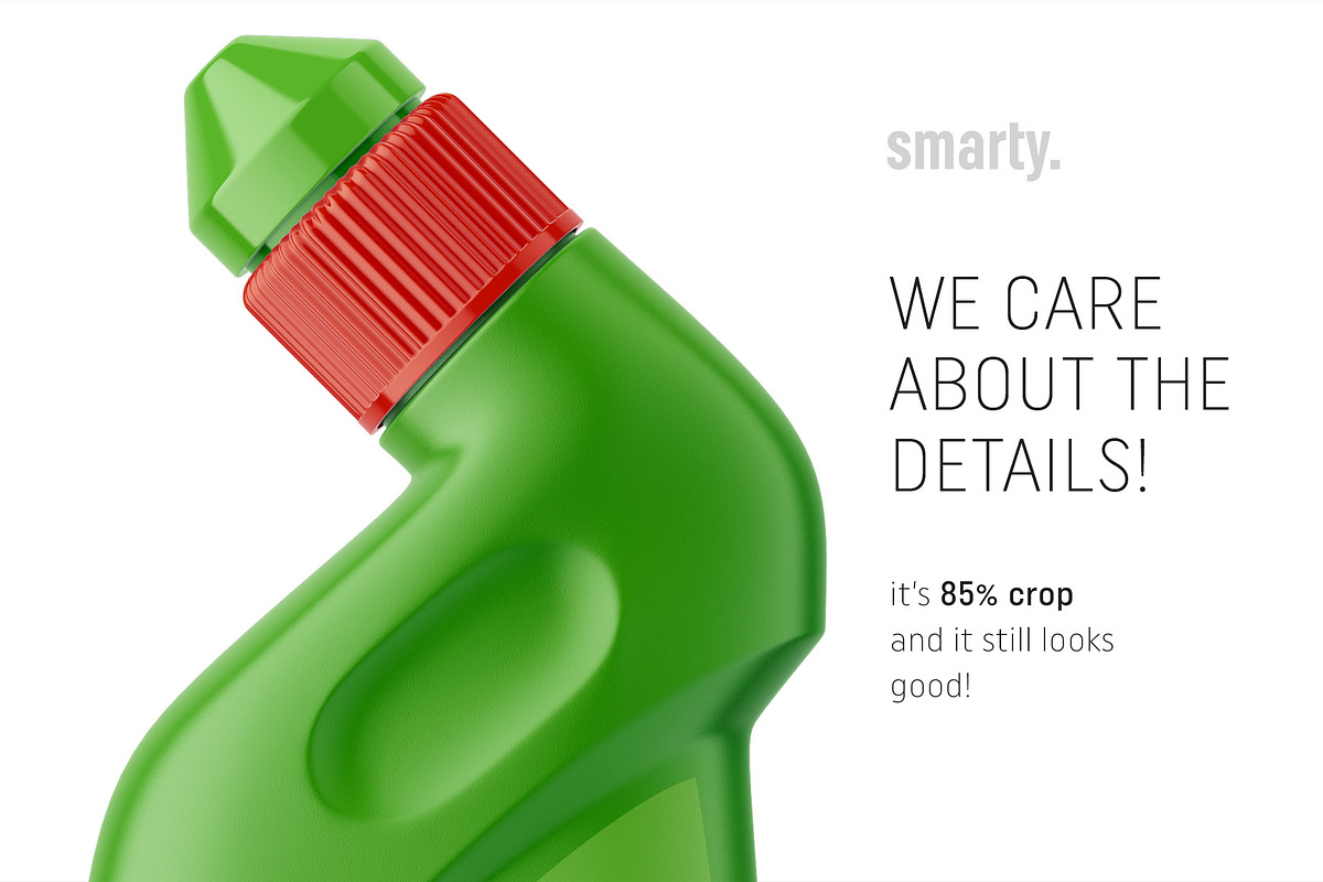 Toilet cleaner bottle mockup, a Pens & Pencil Mockup by Smarty Mockups