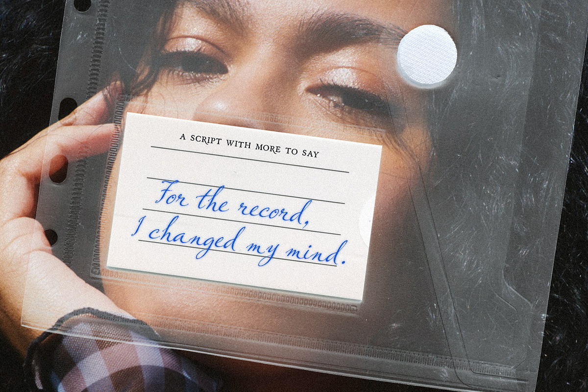P.S. Again - Handwritten Script, a Script Font by Mneme (Photo 3 of 8)