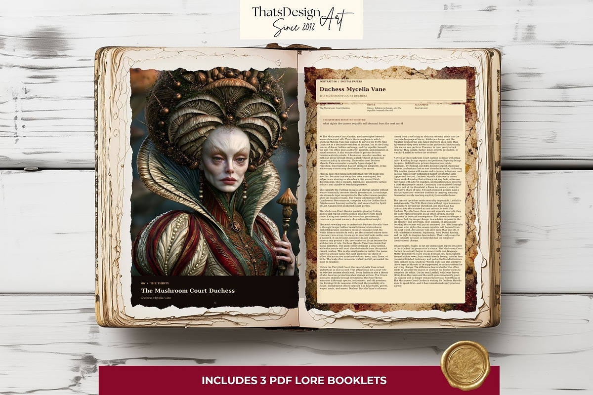 The Court of Emberfall Autumn, a Seasonal Illustration by ThatsDesignArt (Photo 15 of 15)
