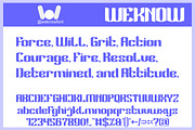 Electro Dragon font, a Blackletter Font by weknow (Thumbnail 3 of 8)